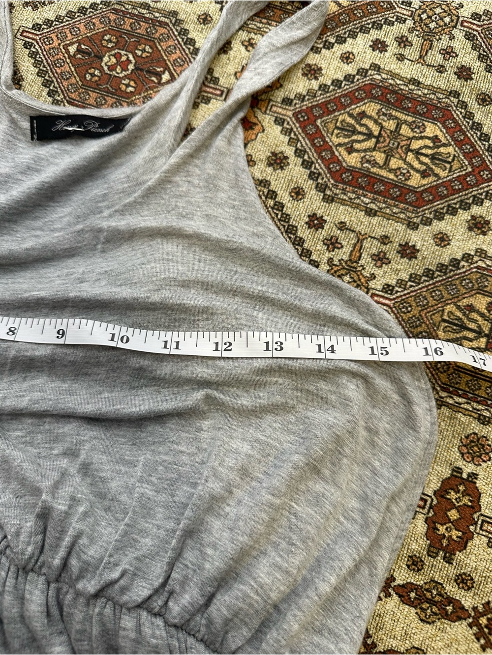 Honey Punch Grey Racerback Maxi Dress - Picture 6 of 7